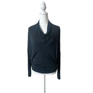 CABI WOMENS QUINN PULLOVER COWL NECK DOLMAN LONG SLEEVE TOP SZ XS